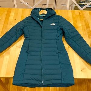 Northface Bellevue Jacket, dark green, EUC, size Small